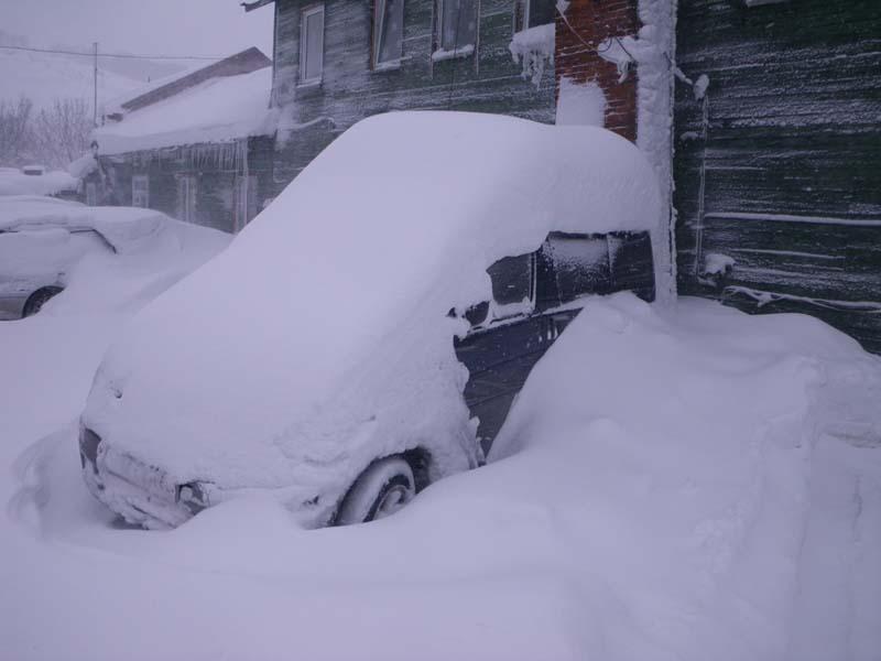 Фотография: Последствия сильнейшего снегопада на Сахалине №9 - BigPicture.ru