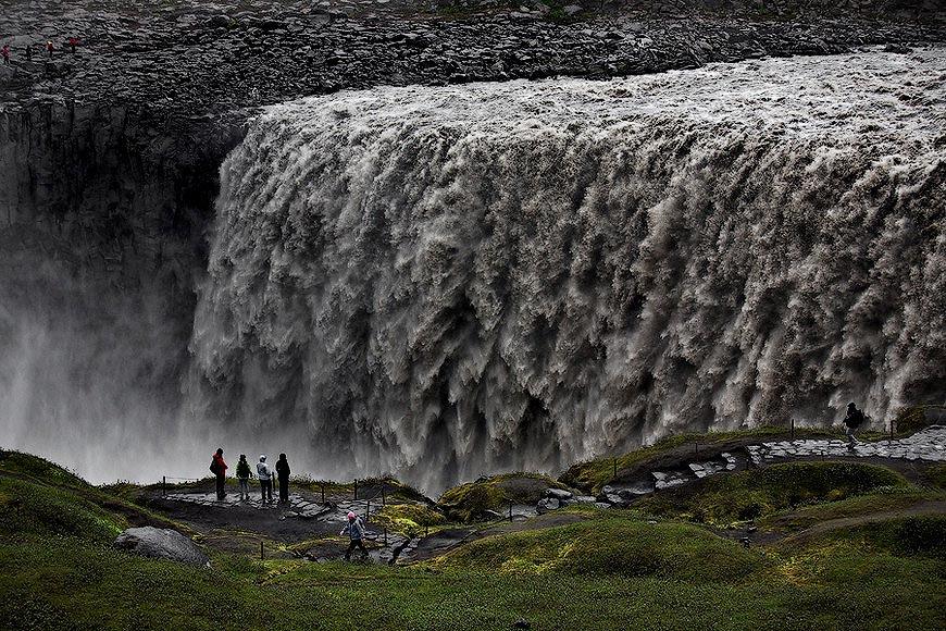 Фотография: Деттифосс, самый мощный водопад Европы №10 - BigPicture.ru