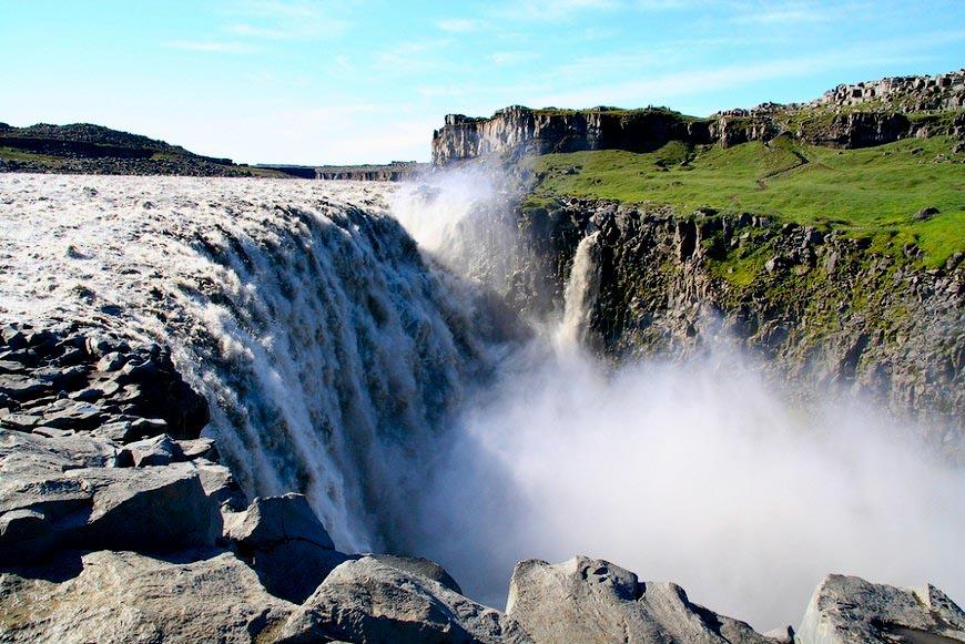 Фотография: Деттифосс, самый мощный водопад Европы №9 - BigPicture.ru