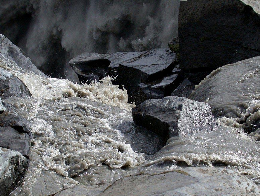 Фотография: Деттифосс, самый мощный водопад Европы №7 - BigPicture.ru