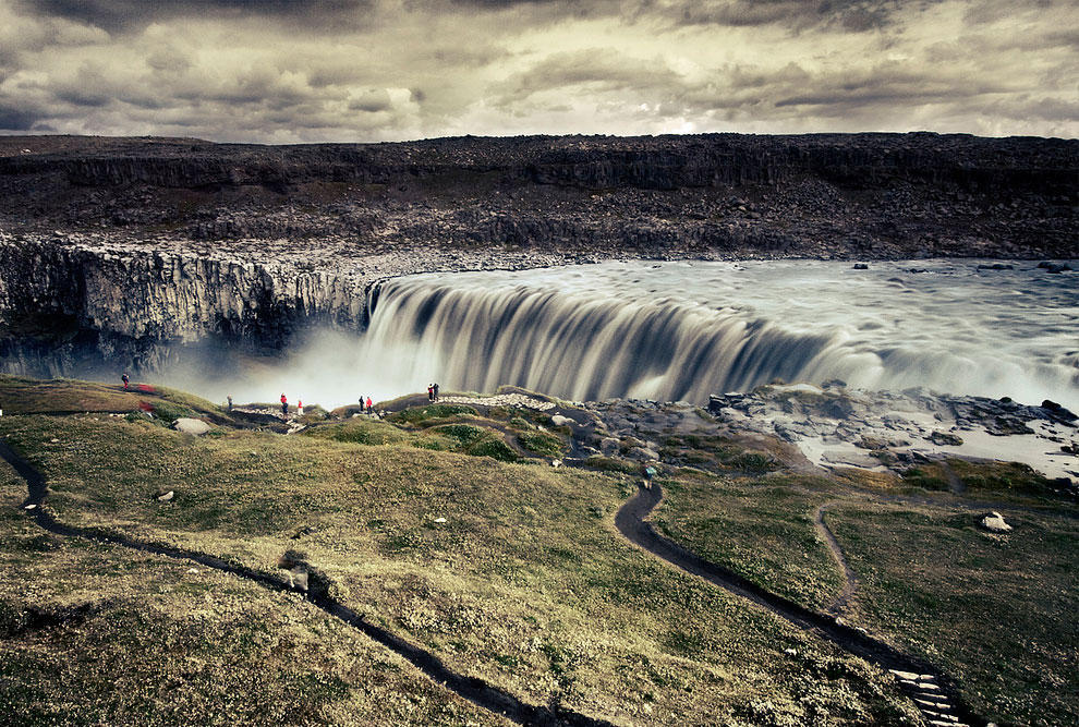 Фотография: Деттифосс, самый мощный водопад Европы №21 - BigPicture.ru