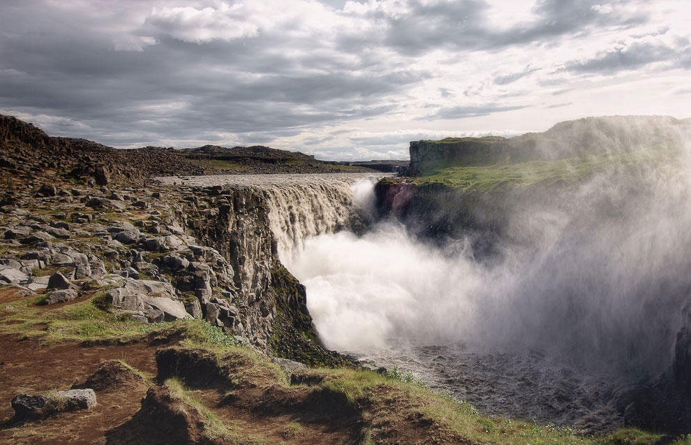 Фотография: Деттифосс, самый мощный водопад Европы №17 - BigPicture.ru