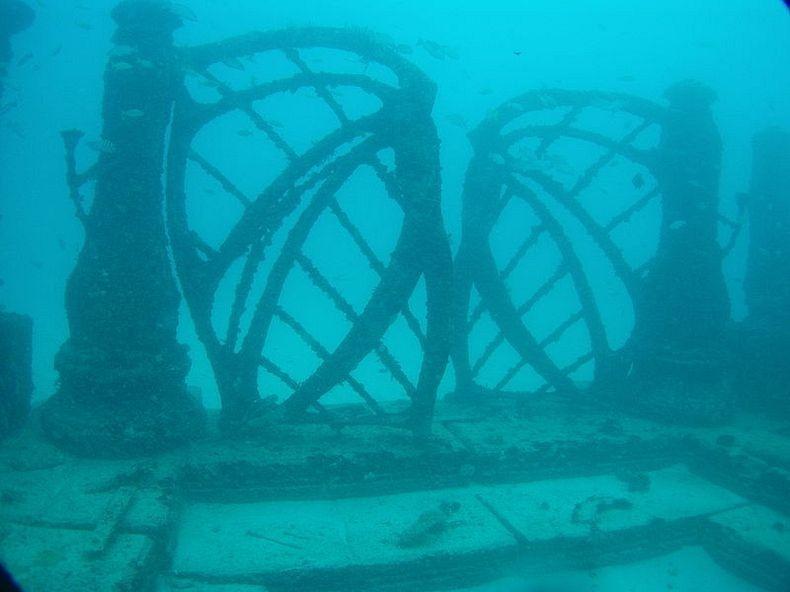 Фотография: Мемориал Нептуна: подводное кладбище у берегов Флориды №3 - BigPicture.ru