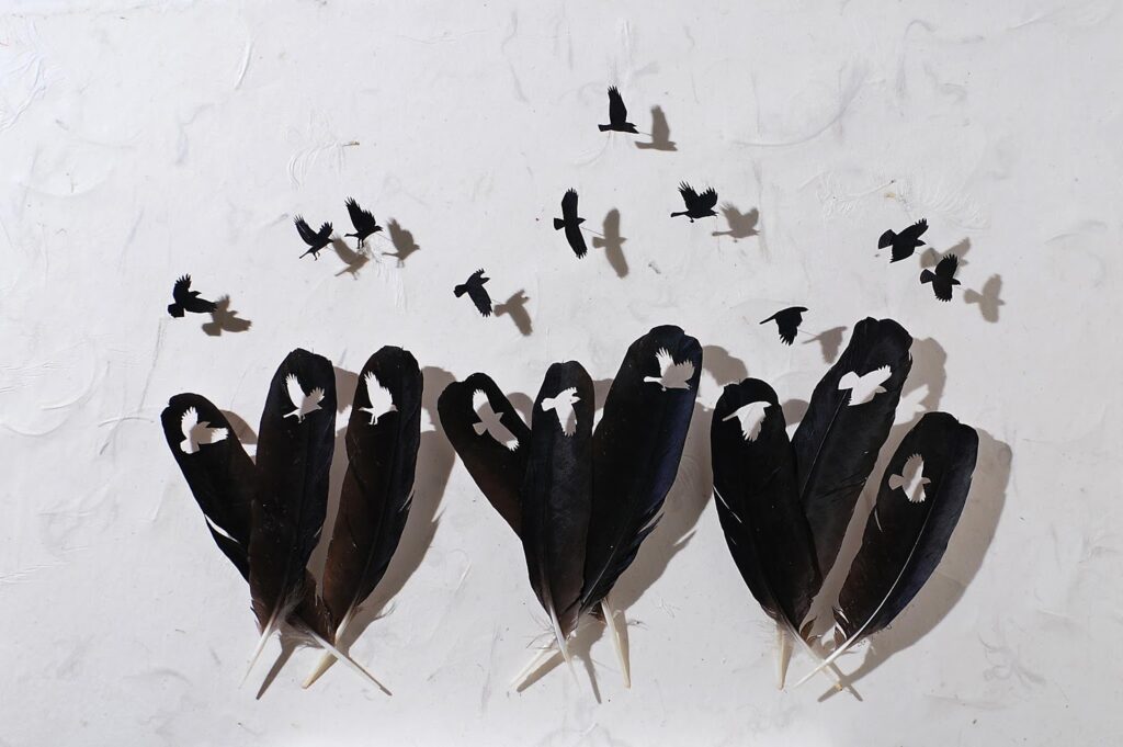 Bigpicture.ru Резьба по птичьим перьям — Крис Мейнард и его работы maynard tutt'art@ (75)