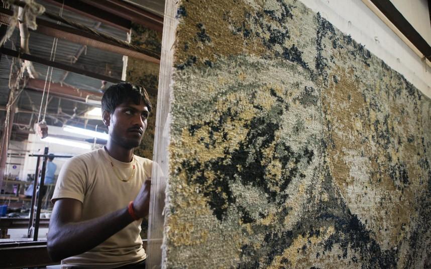 Фотография: Как делают ковры в Индии №3 - BigPicture.ru