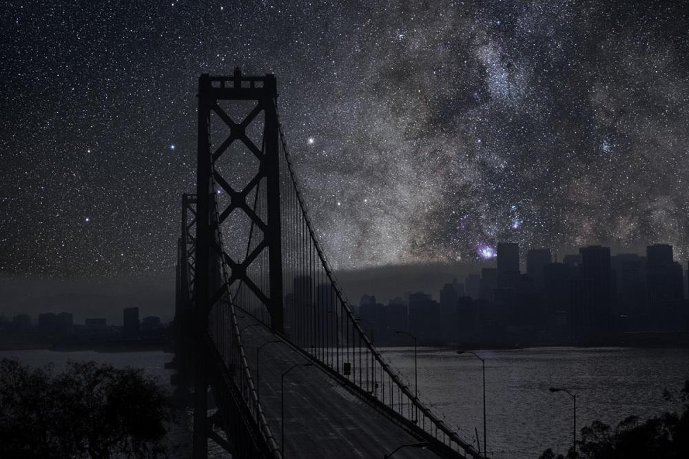 Фотография: Звездное небо над крупнейшими городами мира №9 - BigPicture.ru