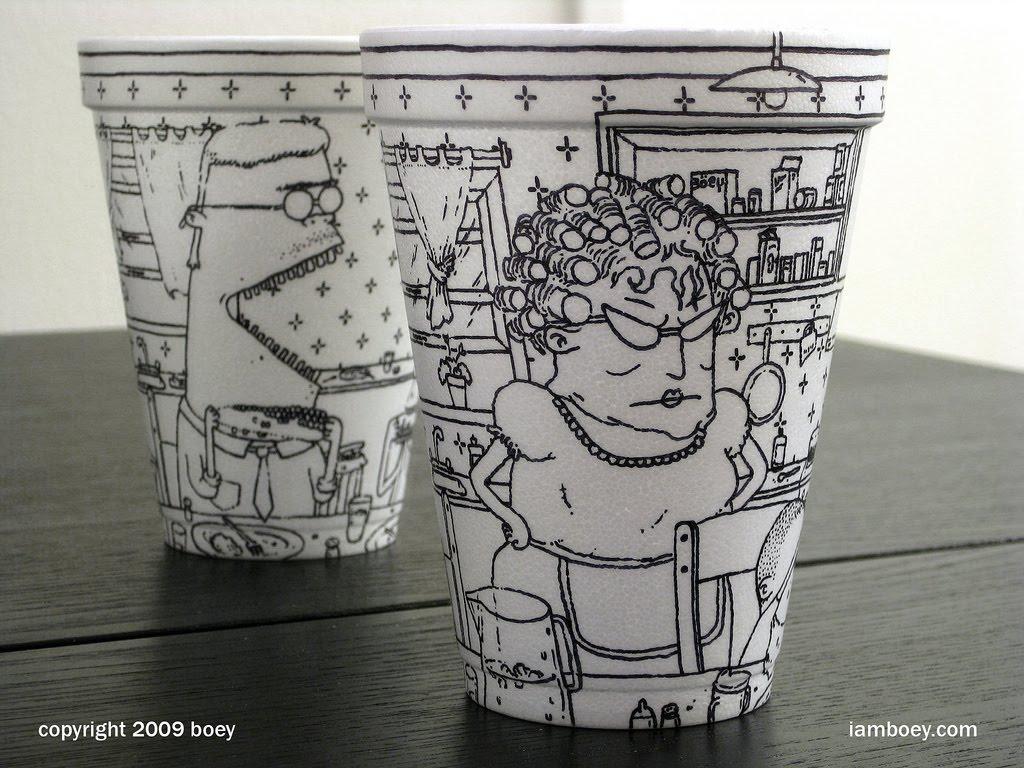 Фотография: Арт на кофейных стаканчиках №23 - BigPicture.ru