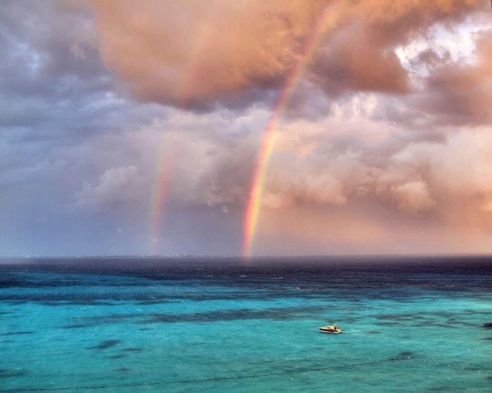 Фотография: 50 потрясающих фотографий двойной радуги №9 - BigPicture.ru