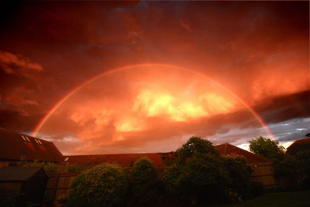 Фотография: 50 потрясающих фотографий двойной радуги №47 - BigPicture.ru