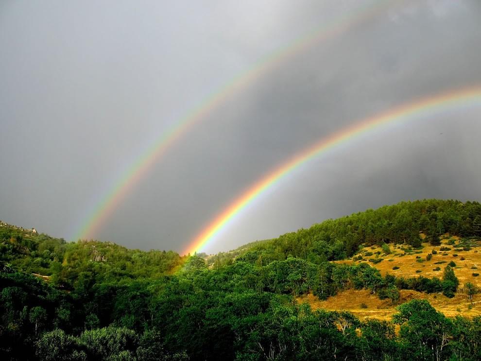 Фотография: 50 потрясающих фотографий двойной радуги №49 - BigPicture.ru