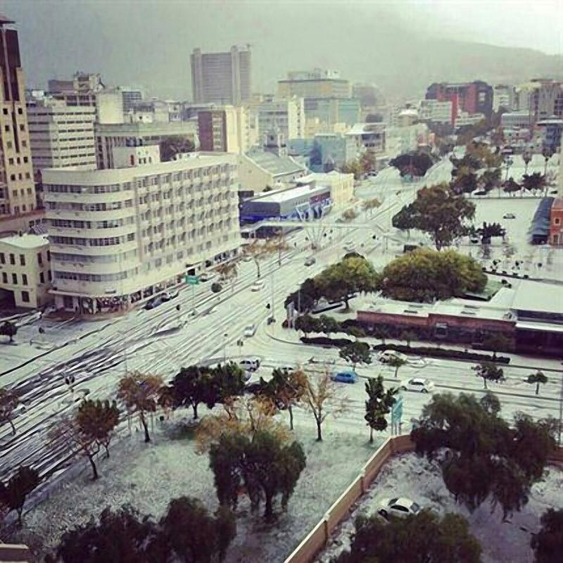 Фотография: Снегопад в Кейптауне №11 - BigPicture.ru