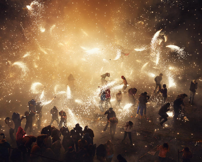 Сногсшибательная пиротехника — мексиканцы отжигают на фестивале фейерверков