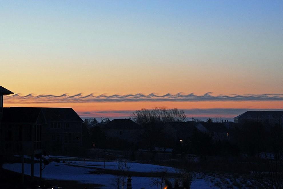 Фотография: Волноподобные облака Кельвина-Гельмгольца №15 - BigPicture.ru