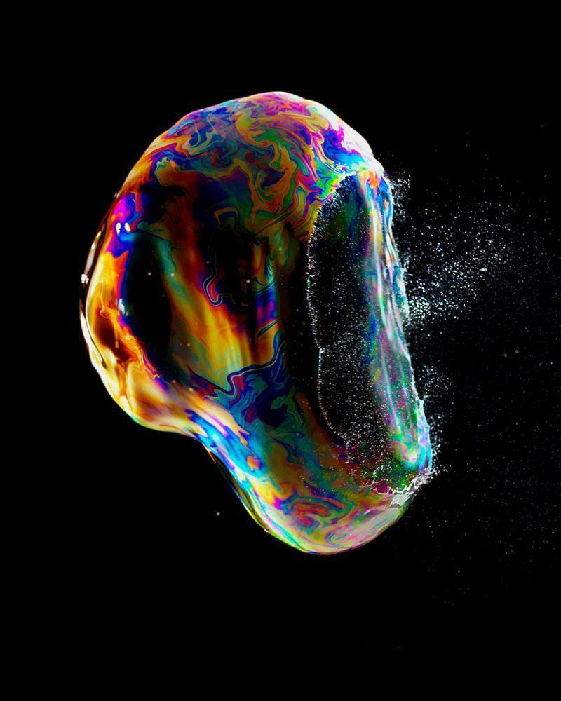 Фотография: Как лопается мыльный пузырь №5 - BigPicture.ru