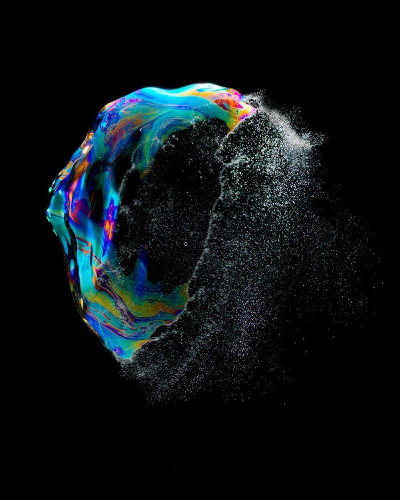 Фотография: Как лопается мыльный пузырь №6 - BigPicture.ru