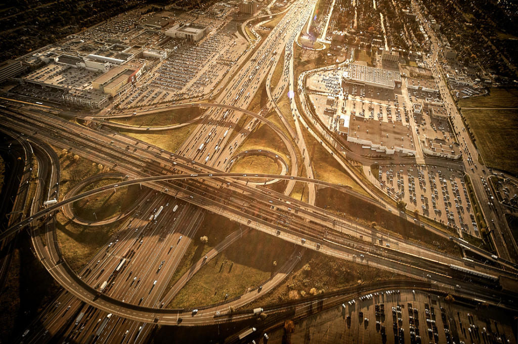 Фотография: Там, где расходятся дороги: Аэросъёмка от Питера Эндрю №4 - BigPicture.ru