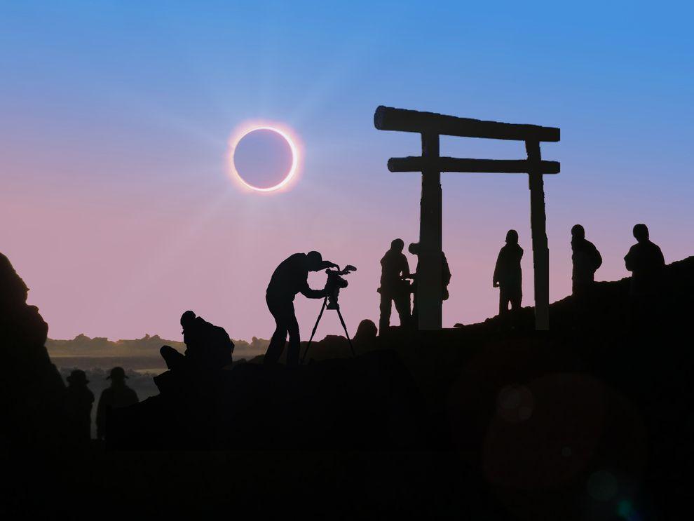 Фотография: Самые потрясающие фото солнечного затмения №12 - BigPicture.ru