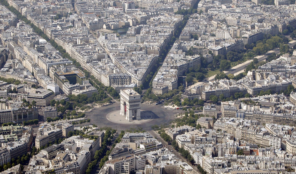 Фотография: Париж с высоты птичьего полета №4 - BigPicture.ru