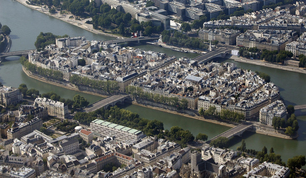 Фотография: Париж с высоты птичьего полета №21 - BigPicture.ru