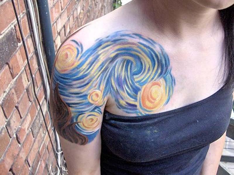 Фотография: Татуировки, вдохновленные произведениями искусства №11 - BigPicture.ru