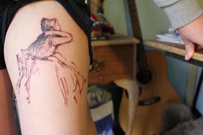 Фотография: Татуировки, вдохновленные произведениями искусства №37 - BigPicture.ru