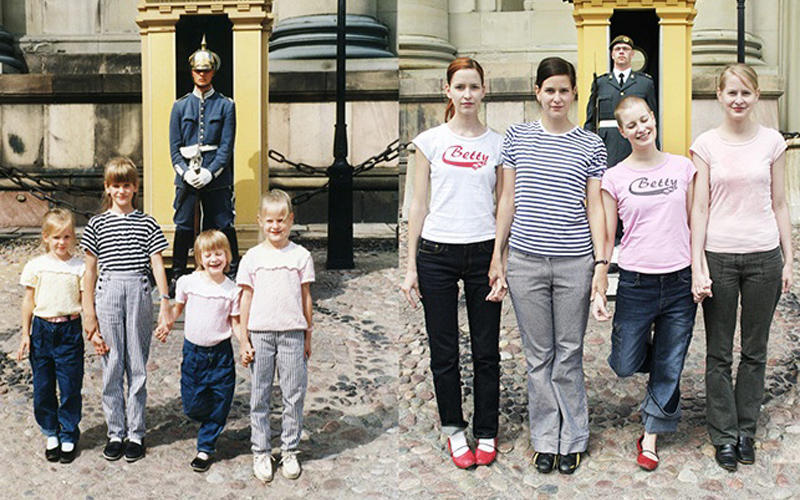 Фотография: Четыре сестры - тогда и сейчас №2 - BigPicture.ru