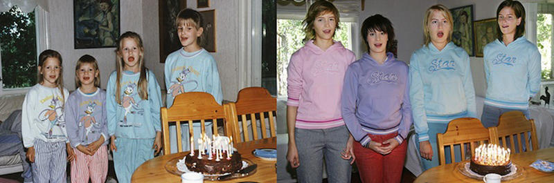 Фотография: Четыре сестры - тогда и сейчас №5 - BigPicture.ru