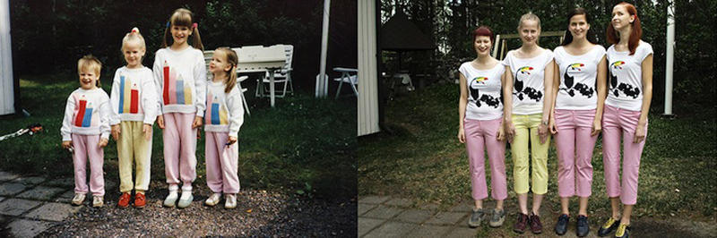 Фотография: Четыре сестры - тогда и сейчас №7 - BigPicture.ru