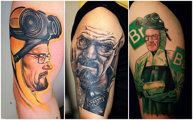 Фотография: Невероятно реалистичные татуировки Уолтера Уайта №1 - BigPicture.ru