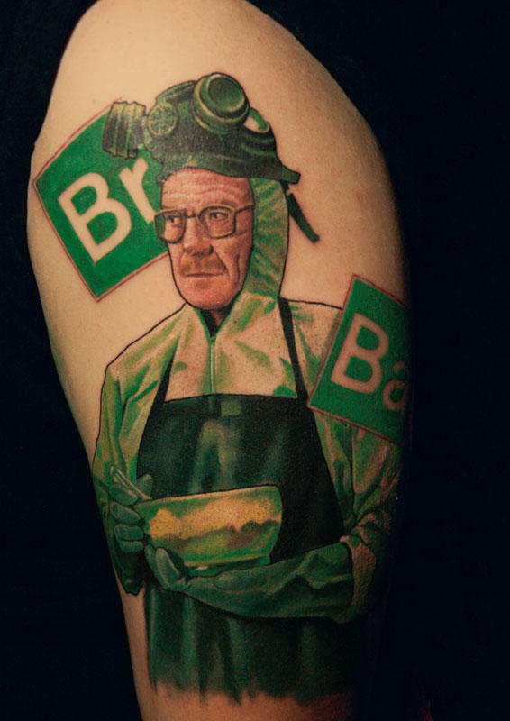 Фотография: Невероятно реалистичные татуировки Уолтера Уайта №4 - BigPicture.ru