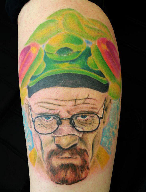 Фотография: Невероятно реалистичные татуировки Уолтера Уайта №6 - BigPicture.ru