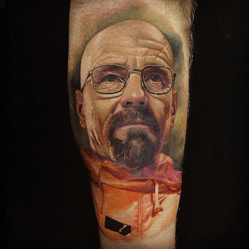Фотография: Невероятно реалистичные татуировки Уолтера Уайта №11 - BigPicture.ru