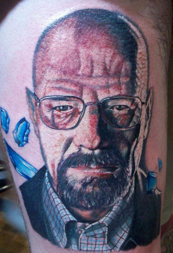 Фотография: Невероятно реалистичные татуировки Уолтера Уайта №13 - BigPicture.ru