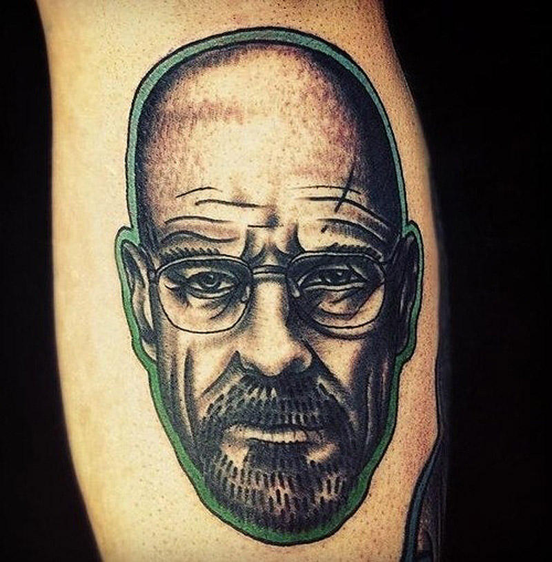 Фотография: Невероятно реалистичные татуировки Уолтера Уайта №19 - BigPicture.ru