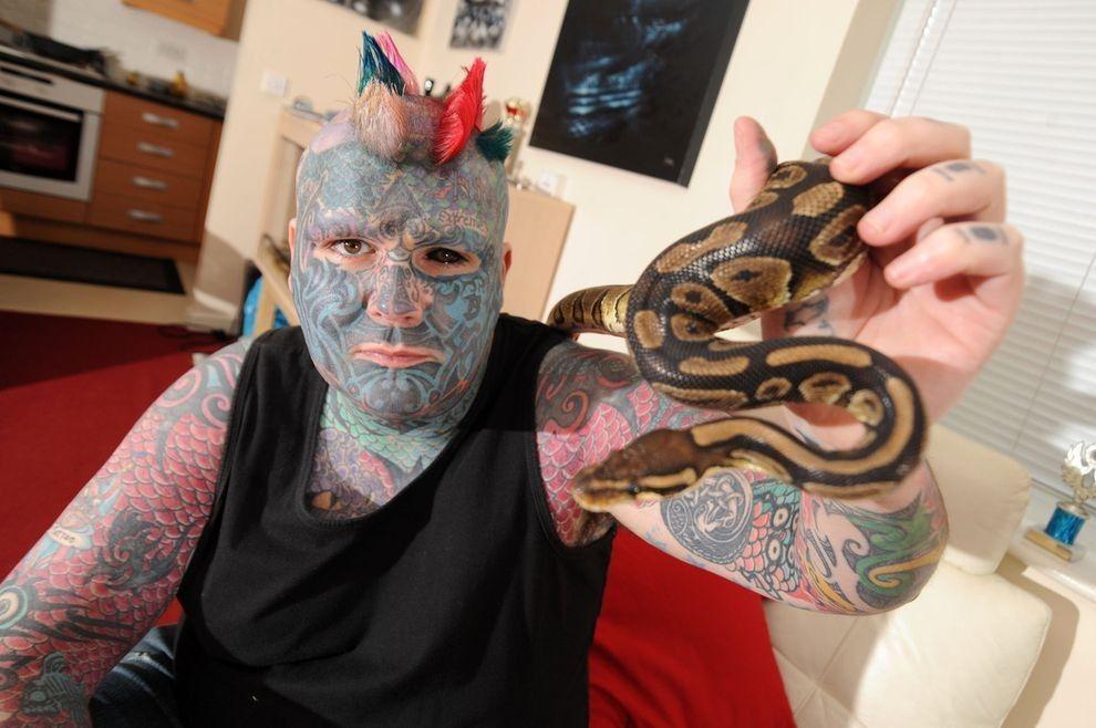 Фотография: Самый татуированный человек Британии №15 - BigPicture.ru