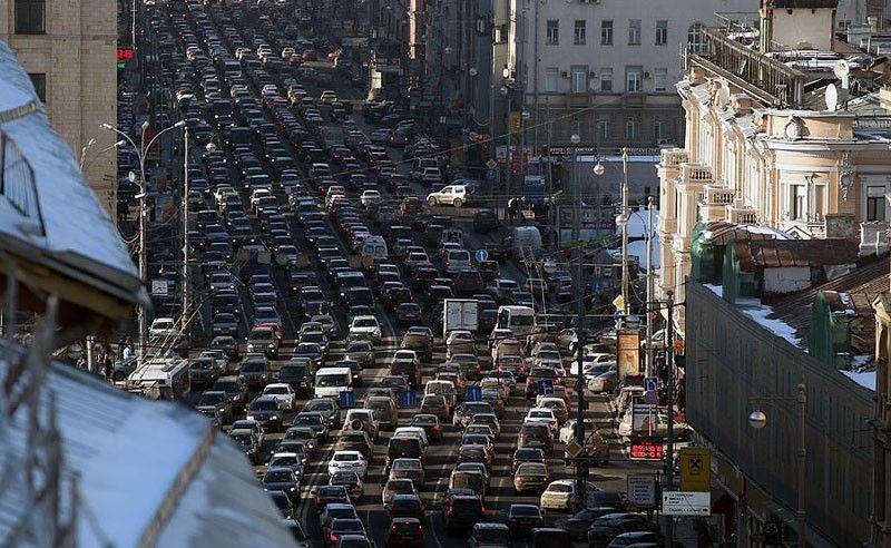 Фотография: 14 самых убедительных доказательств транспортного коллапса в Москве №3 - BigPicture.ru