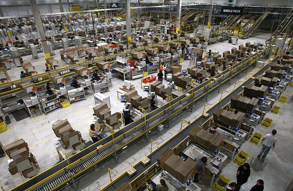 Фотография: Как работают склады Амазона по всему миру №20 - BigPicture.ru