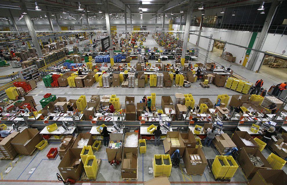 Фотография: Как работают склады Амазона по всему миру №22 - BigPicture.ru