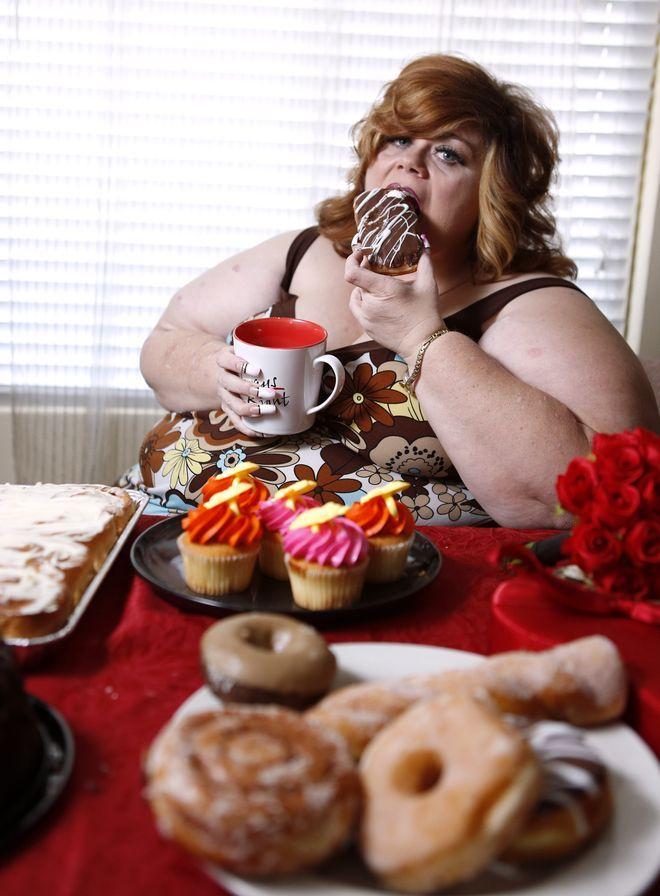 Фотография: Американка возбуждается от еды №5 - BigPicture.ru