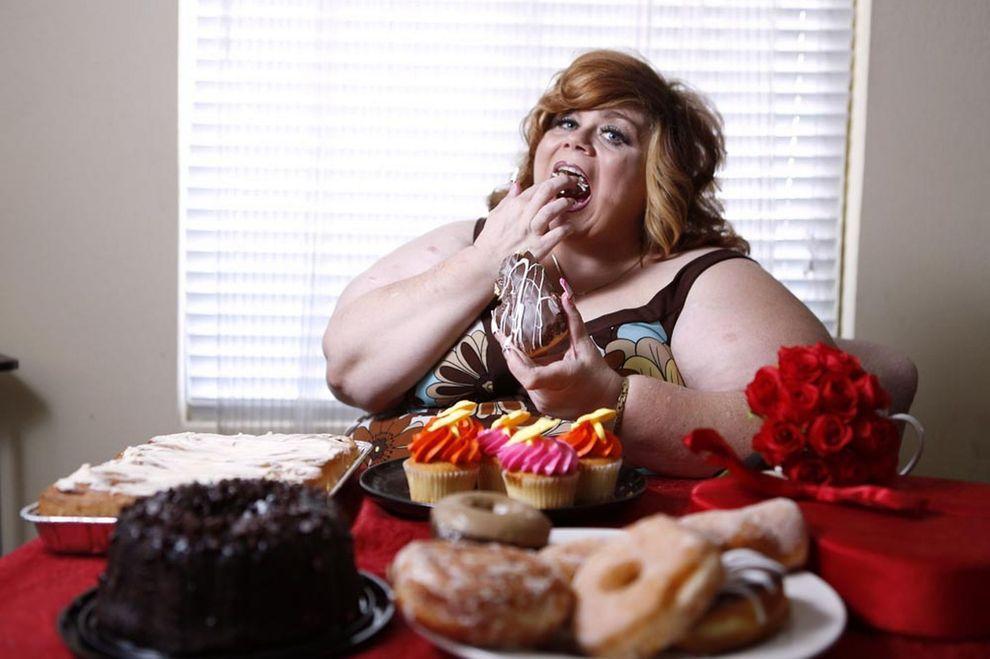 Фотография: Американка возбуждается от еды №8 - BigPicture.ru