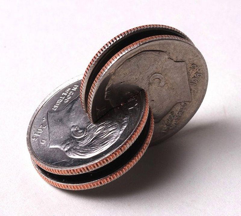 Фотография: Сложная геометрия из монет №7 - BigPicture.ru