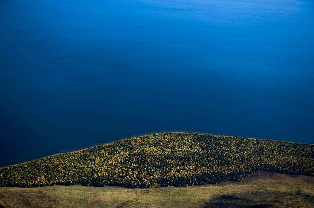 Фотография: Осень в горах Казахстана с высоты птичьего полета №4 - BigPicture.ru