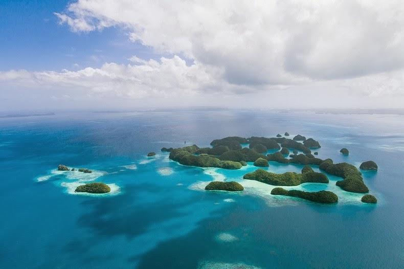 Скалистые острова Палау фото