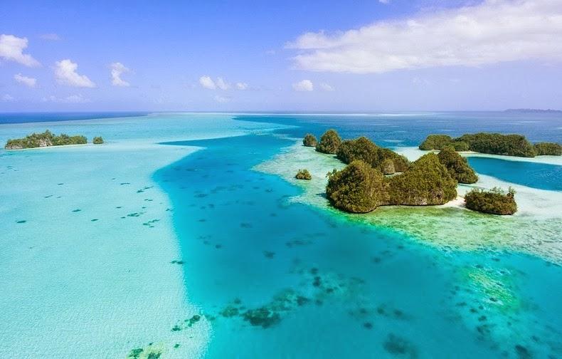 Скалистые острова Палау фото