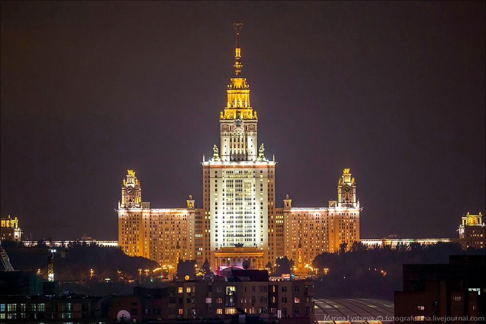 Фотография: Вечерняя Москва сверху с ХХС №9 - BigPicture.ru