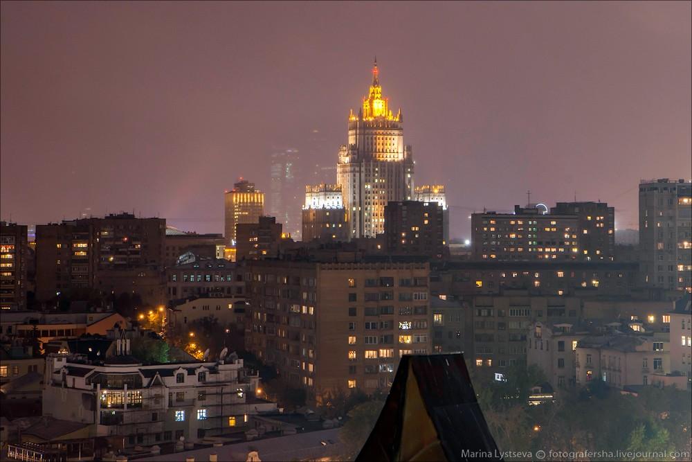Фотография: Вечерняя Москва сверху с ХХС №16 - BigPicture.ru
