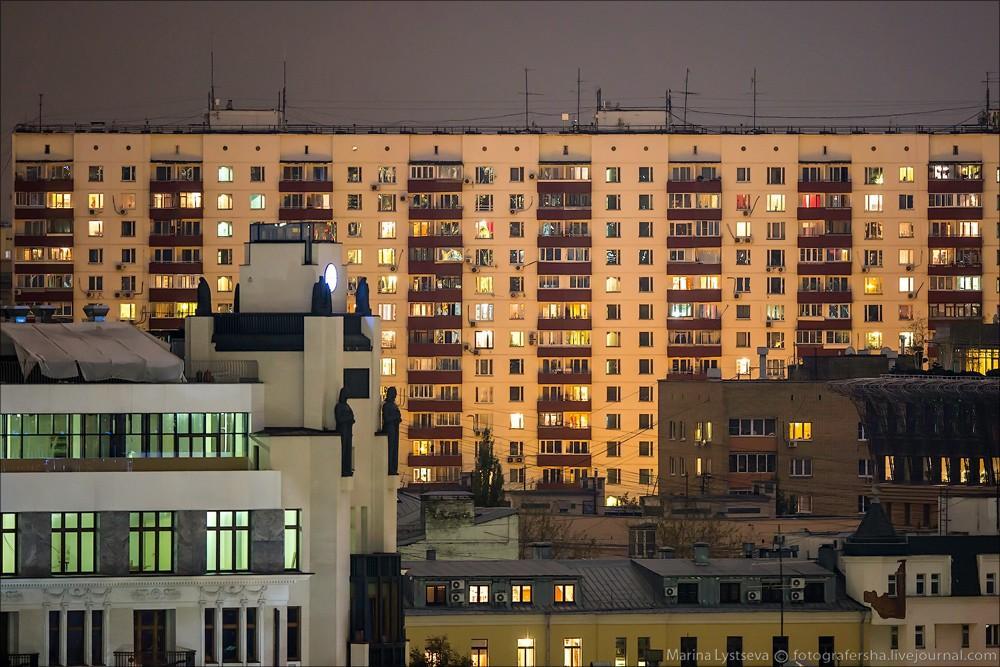 Фотография: Вечерняя Москва сверху с ХХС №21 - BigPicture.ru