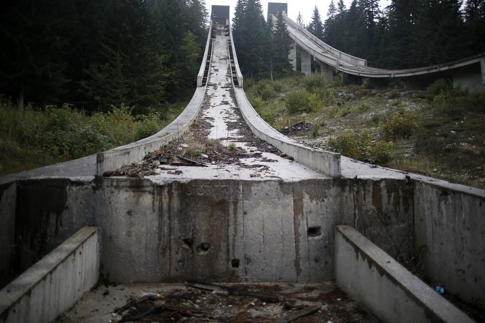 Фотография: Заброшенные места Олимпийской славы в Сараево №5 - BigPicture.ru