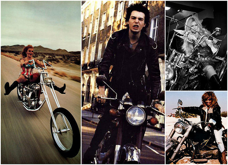 Фотография: 20 фото знаменитостей ХХ века на мотоциклах №1 - BigPicture.ru