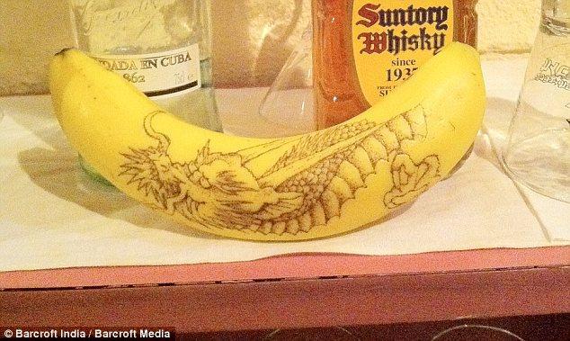 Фотография: Удивительные рисунки на бананах №5 - BigPicture.ru